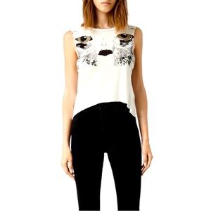 All Saints Cat eyes Crop Top